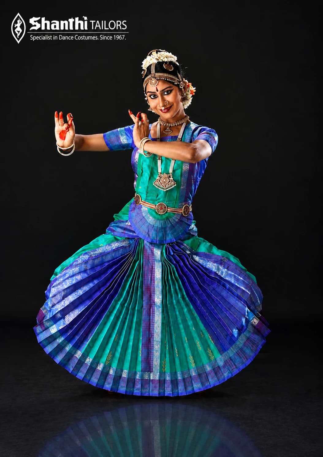 Dwaraka Style | Shanthi Tailors Bharatnatyam Costume Design | Custom Tailored Silk (Est. 1967)